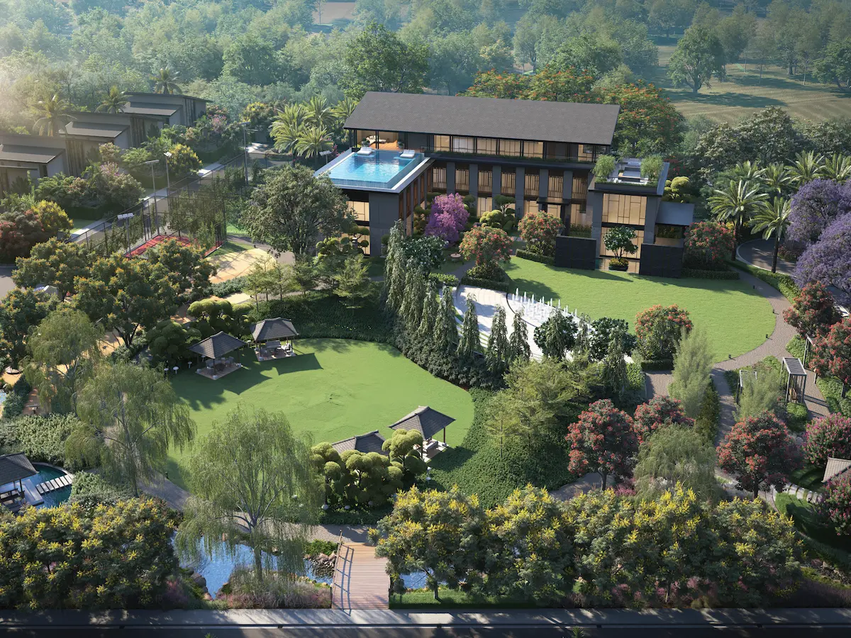 Exclusive 125,000 sq ft private lifestyle ecosystem and luxury amenities at Avacasa Sovereign Estates